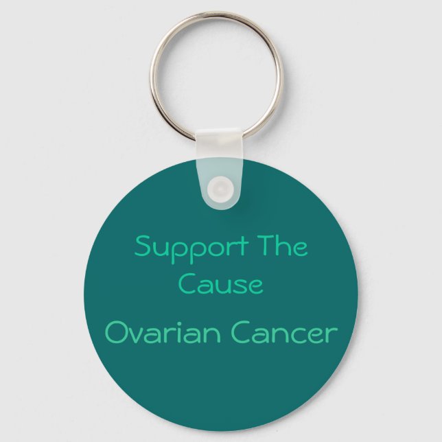 Ovarian Cancer Keychain - Customised (Front)