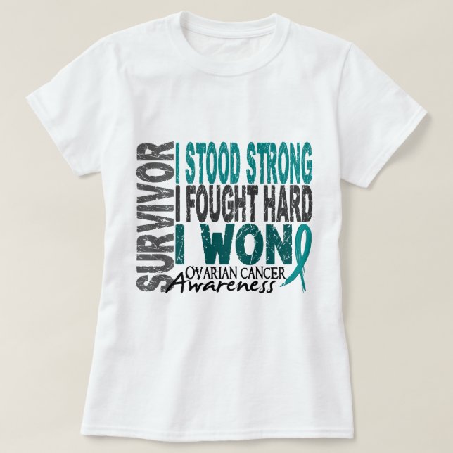 Ovarian Cancer Survivor 4 T-Shirt (Design Front)