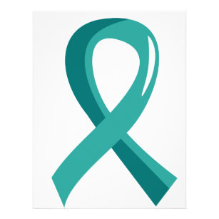 Ovarian Cancer Teal Ribbon 3 Flyer