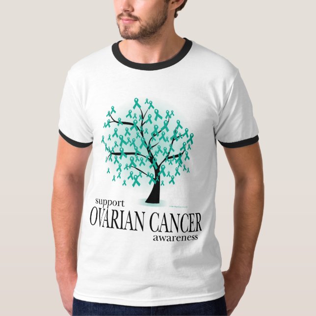 Ovarian Cancer Tree T-Shirt (Front)