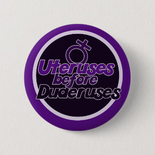 Ovaries Before Brovaries 6 Cm Round Badge