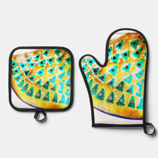 Oven Mitt and Pot Holders Oven Mitt & Pot Holder Set
