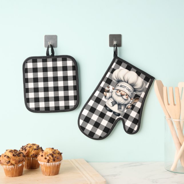 Oven Mitt and Pot Holders Oven Mitt & Pot Holder Set (Insitu(Hanging))