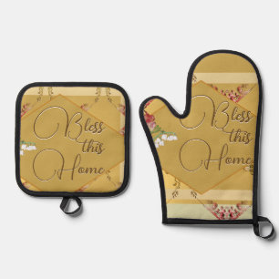 Oven Mitt and Pot Holders Oven Mitt & Pot Holder Set