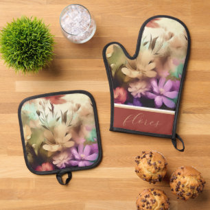 Oven Mitt and Pot Holders Oven Mitt & Pot Holder Set