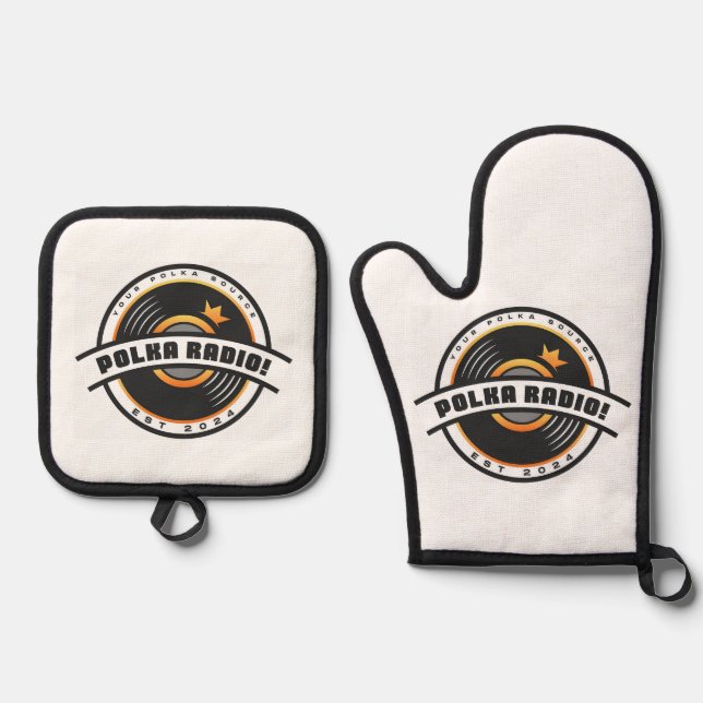 Oven Mitt and Pot Holders Oven Mitt & Pot Holder Set (Front)
