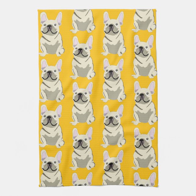 Oven Mitt and Pot Holders Tea Towel (Vertical)