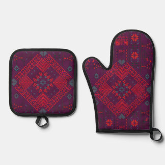 . OVEN MITT & POT HOLDER SET