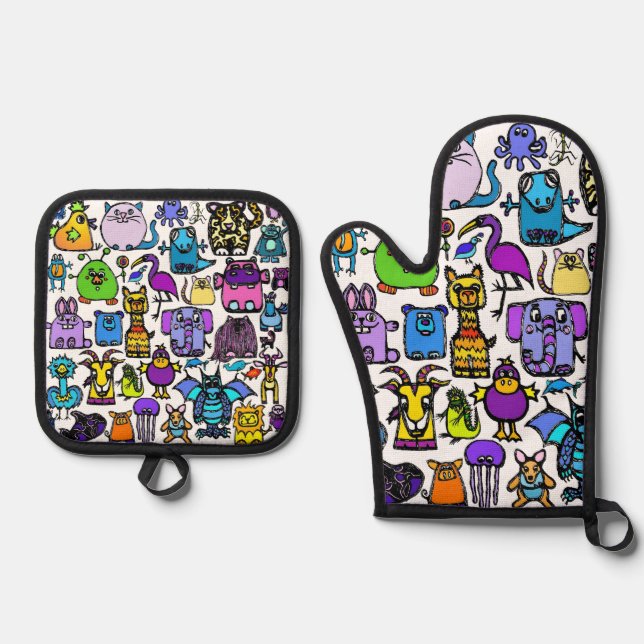 Oven Mitt & Pot Holder Set (Front)