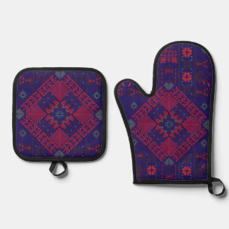 . OVEN MITT & POT HOLDER SET