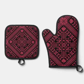 . OVEN MITT & POT HOLDER SET
