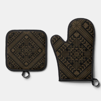 . OVEN MITT & POT HOLDER SET
