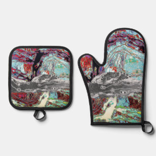 Oven Mitt & Pot Holders – Strata Pulse Oven Mitt & Pot Holder Set