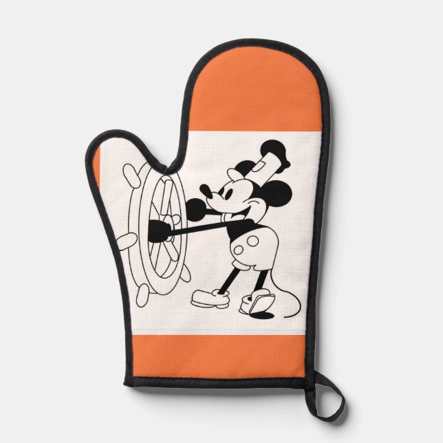 Oven mitt thermal with Steamboat Willie  (Front)