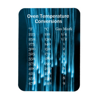 Oven Temperature Conversion Chart Magnet