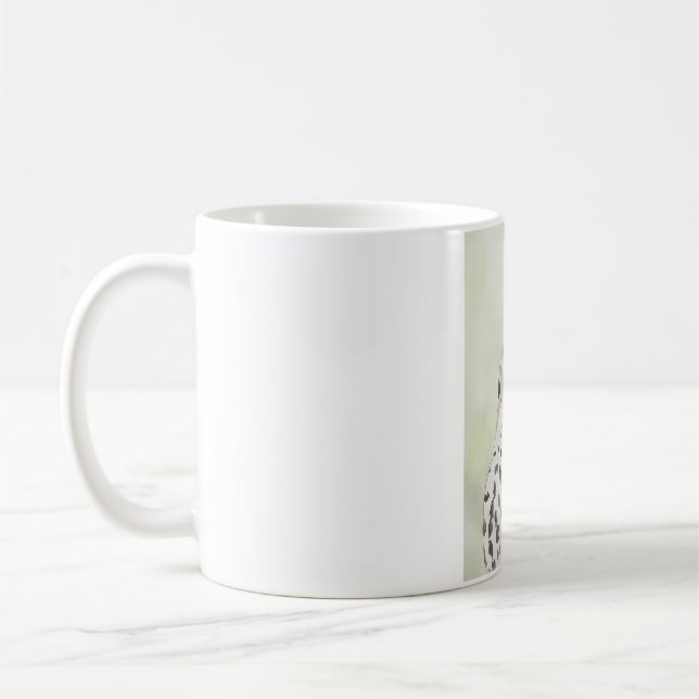 Ovenbird funny bird painting coffee mug (Left)