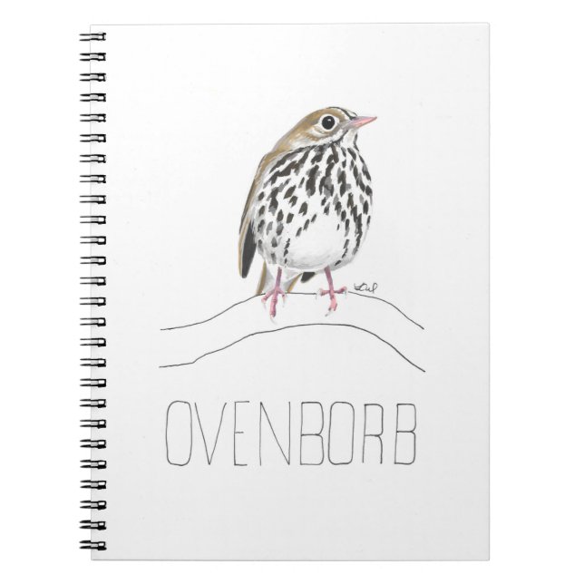Ovenborb (Ovenbird) Notebook (Front)