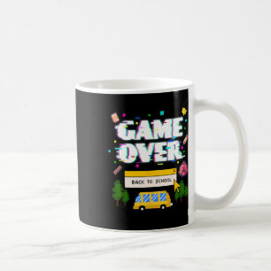 Over Back To School Funny Retro Gamer Teacher Stud Coffee Mug