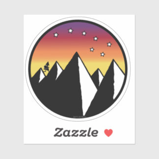 Over Hill Over Dale - Sticker