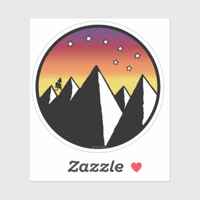 Over Hill Over Dale - Sticker (Sheet)