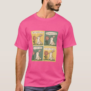 Over Motivated Cheerful Bunny - Funny Rabbit Life T-Shirt