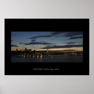 over Quebec city Poster