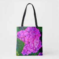 Over Saturated Pink Hydrangea Flower