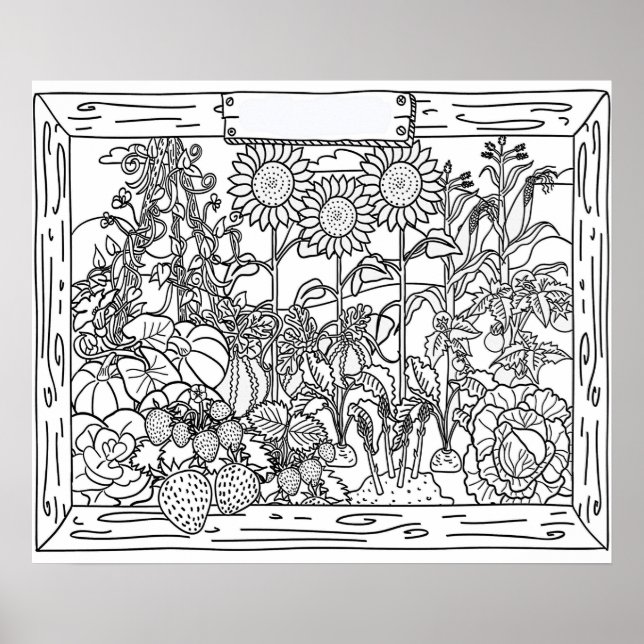Over sized  20 X 24 Colouring Poster 1 (Front)