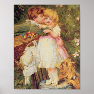 Over the Garden Wall - Frederick Morgan Poster