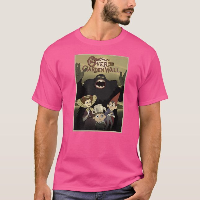 Over the Garden Wall Gregory Wirt Scary Group Shot T-Shirt (Front)
