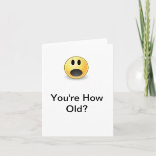 Over The Hill Birthday Card