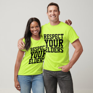 OVER THE HILL Funny BIRTHDAY T-shirts, RESPECT T-Shirt