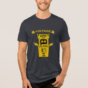 Over The Hill Gamers Birthday Tri-Blend Shirt
