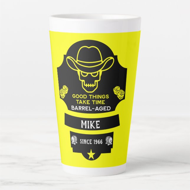 Over The Hill Getting Old Latte Mug (Front)