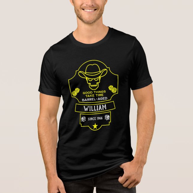 Over The Hill Getting Old Tri-Blend Shirt (Front)