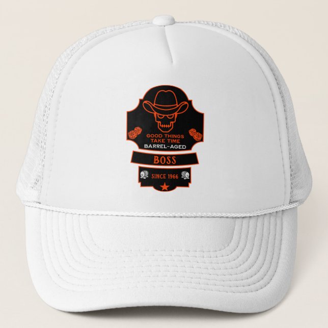 Over The Hill Getting Old Trucker Hat (Front)