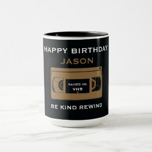 Over The Hill Nostalic Birthday Mug