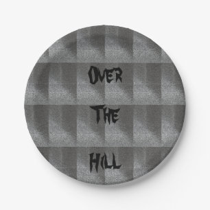 Over the Hill Paper Plate
