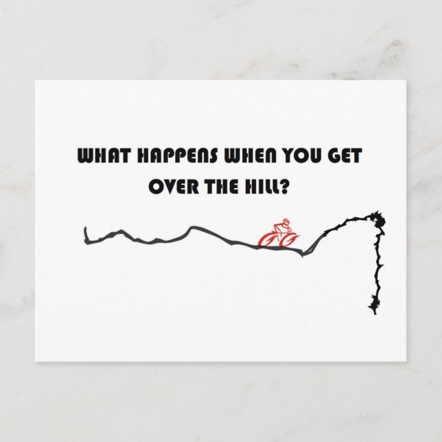 Over the hill postcard (Front)