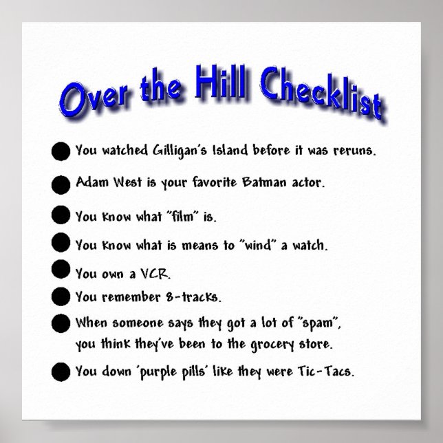 Over the Hill Poster (Front)