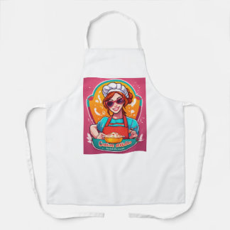 Over the kitchen chef count animation  apron