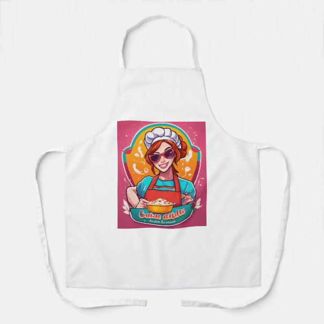 Over the kitchen chef count like  apron (Front)