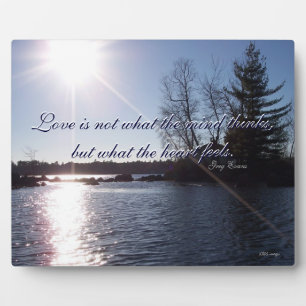 Over the Lake Plaque