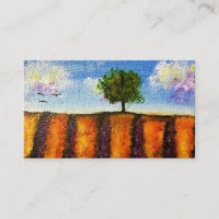 Over the Lavender Fields Business Cards