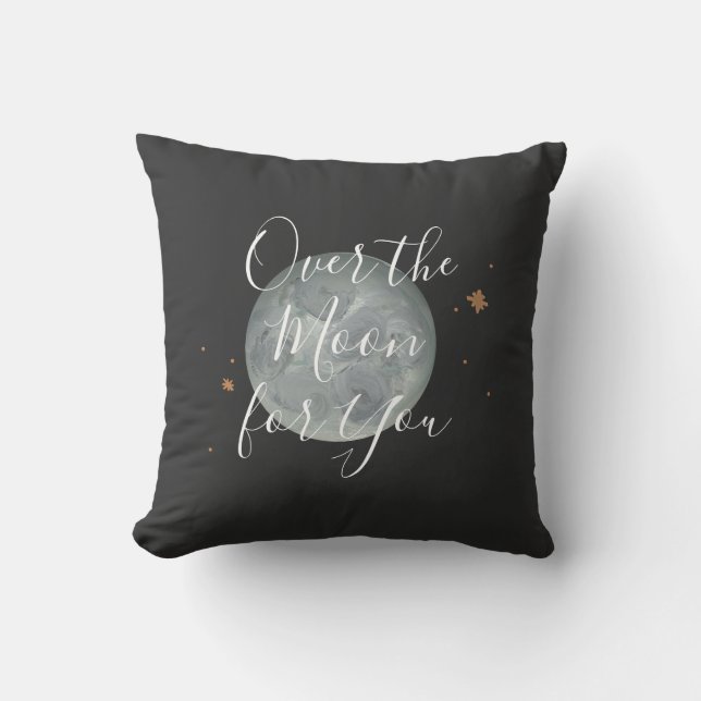 Over the Moon and Stars Cushion (Front)