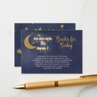 Over the Moon Baby Shower Book Request
