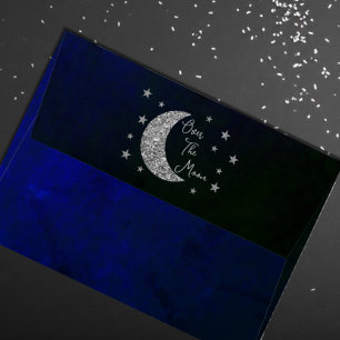 Over The Moon Baby Shower Envelope