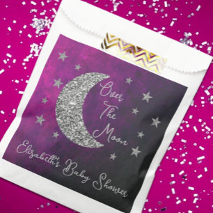 Over The Moon Baby Shower Favour Bags