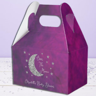 Over The Moon Baby Shower Favour Box