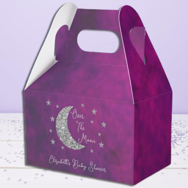 Over The Moon Baby Shower Favour Box (Creator Uploaded)